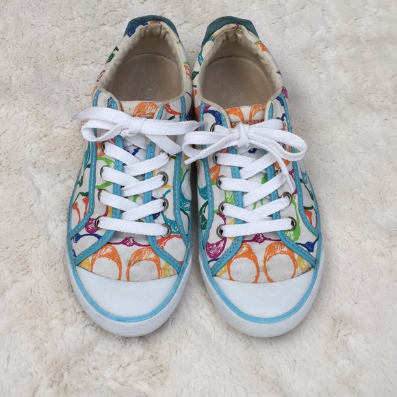 Coach Shoes - Coach Barrett Bright Logo Sneaker